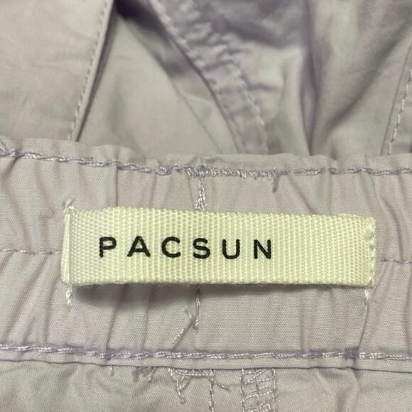 Pacsun Low Ruse Puddle Women's Purple Mid Rise Wide Leg Trousers Cargo Pants S - Picture 4 of 5